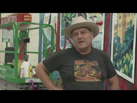 'Greetings from Austin' mural vandalized – again | KVUE