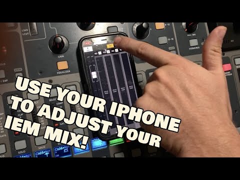 How to Use the MXQ App for In-Ear Monitor Mixing | Behringer X32 Tutorial (Worship Team Setup)
