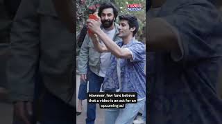 On Camera: Angry Ranbir Kapoor Throws Fan's Phone As He Tries To Click Selfie #shorts