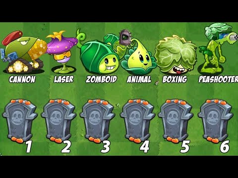 PvZ 2 Challenge: What plant can destroy 8 Gravestones using only 1 Plant Food?
