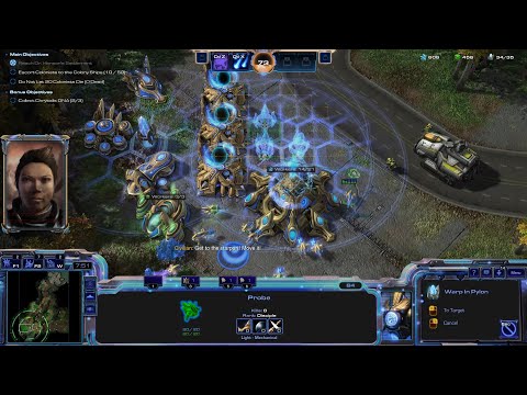 StarCraft 2 Wings of Liberty Campaign (Protoss Edition) Mission 4 - The Evacuation