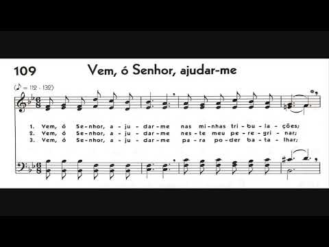 Hinário 5 CCB - Hino 109 - Vem, ó Senhor, ajudar-me - Strings - Teclado Yamaha PSR S670