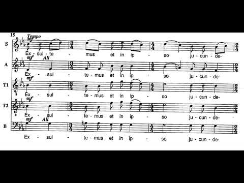 Ubi Caritas (M. Duruflé) Score Animation