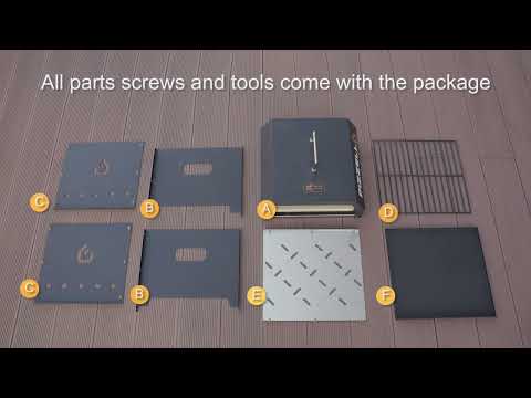 Pizzello Gusto 12 - 4 in 1 Outdoor Pizza Oven Assembly Guide