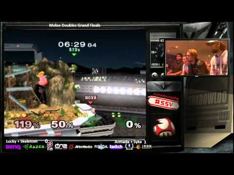 SSV Melee Doubles Grand Finals - Armada+Syke vs Lucky+Skeletom