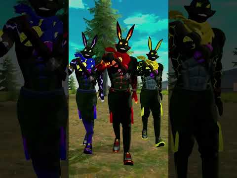 CRIMINALES VS CONEJOS TEXTUREROS | FREE FIRE #shorts #viral