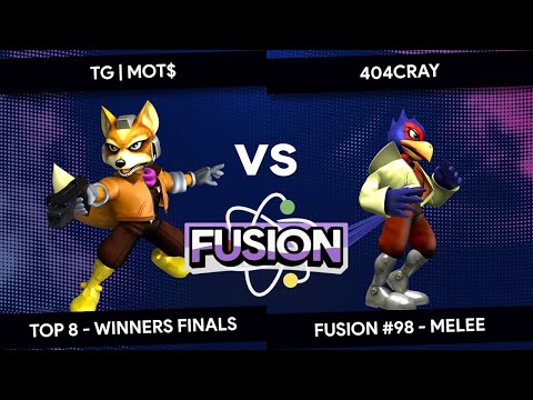 Fusion Melee #98 - Mot$ (Fox) vs 404Cray (Falco) - Top 8 - Winners Finals