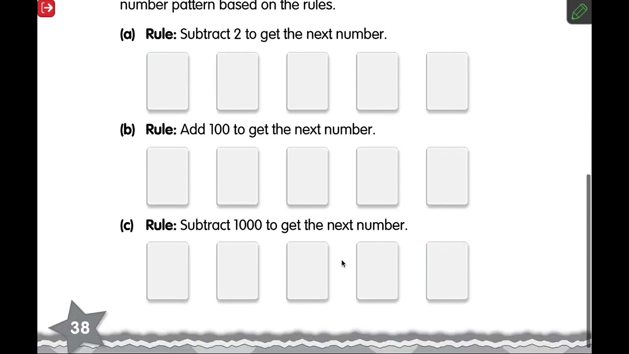 Targeting Maths Workbook page 36 - 38
