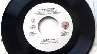 Baby's Gone , Conway Twitty , 1982 Vinyl 45RPM