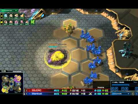 Jaedong vs Stardust @ Dreamhack 2013 game 3