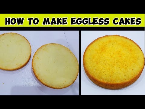 How to make Eggless Vanilla Cake without beater and egg @NadiyaTanvir