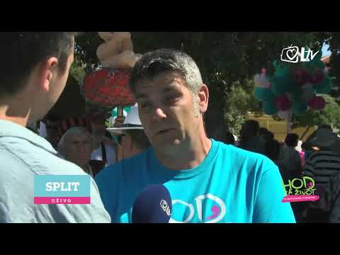 SNIMKA: "Hod za život" u Zagrebu, Splitu i Rijeci 2018.