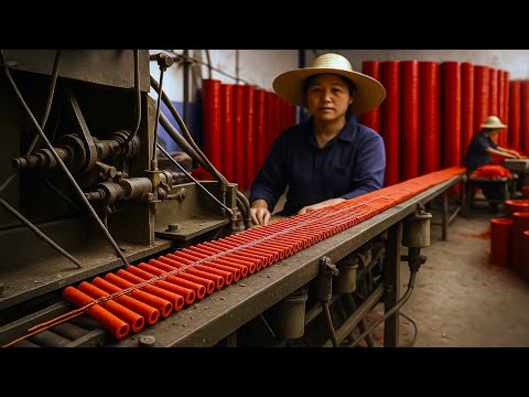 Inside a Chinese Firecracker Factory | How Fireworks Are Really Made!