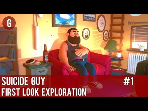 Suicide Guy Gameplay Part 1 - First Look Exploration - Level 1 - 5