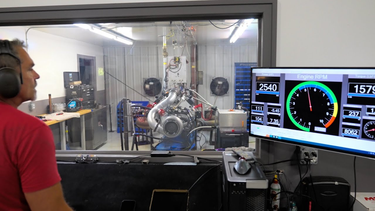 Steve Morris Engines dyno pull