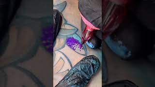 Glitter tattoo! STITCH x APPA Mashup Tattoo! #glittertattoo #mashuptattoo #stitchtattoo