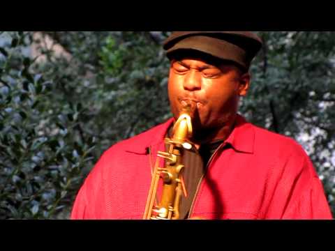 James Carter Organ Trio, Walk The Dog, Madison Square Park, NYC 8-4-10