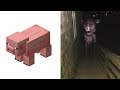 Minecraft Mobs As Cursed Images
