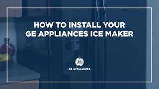 WR30X10093 - GE Appliances Side by Side Refrigerator Icemaker Installation