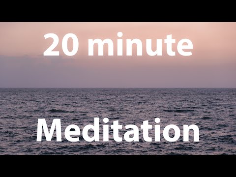 20 Minute Meditation Timer with Gentle Wave Sounds