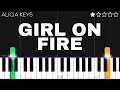 Alicia Keys - Girl on Fire | EASY Piano Tutorial