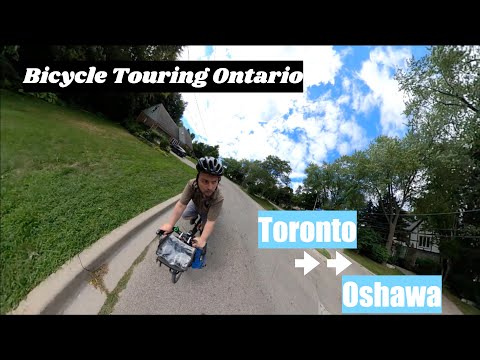 Bicycle Touring Ontario (Canada) - Ep1, Toronto - Oshawa