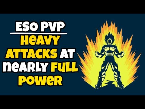 Heavy Attacks at FULL POWER - ESO Stamina Dragonknight PvP (Harrowstorm)