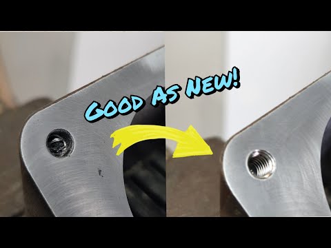 Quick & EASY Thread Repair | How To Recoil A Stripped Thread Step by Step