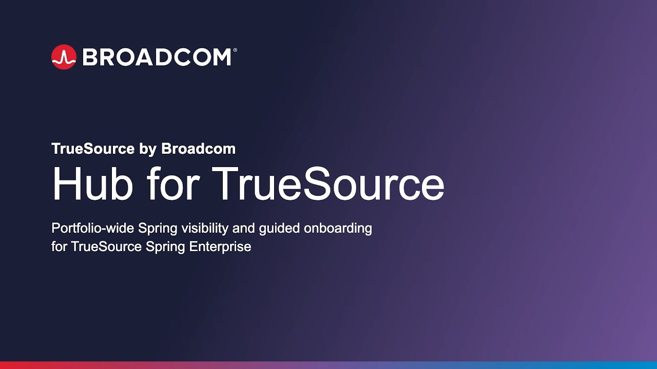 Hub for TrueSource