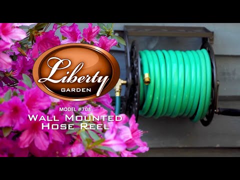 Liberty Garden Model 708 Decorative Wall Mounted Hose Reel
