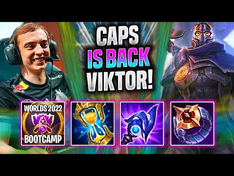 CAPS BRINS BACK VIKTOR IN SOLOQ NA! | G2 Caps Plays Viktor Mid vs Ekko! | Season 2022