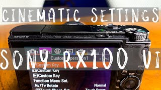 Download lagu RX100 VI Video Settings For Cinematic Videos mp3