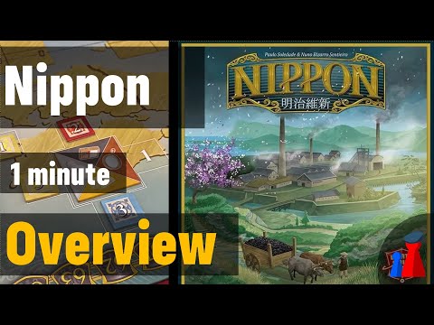 Nippon -1 minute Overview - Peaky Boardgamer