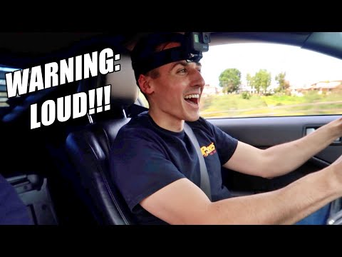 Open Headers Full Throttle REACTION!!! Pypes exhaust cutouts *LOUD*