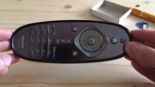 Philips TV remote control disassembly