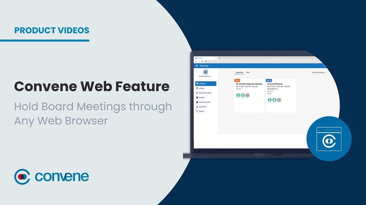 Convene — Convene Web Feature