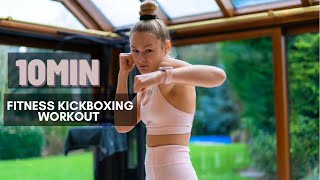 10min Fitness Kickboxing Workout // calorie burn // with music // no talking