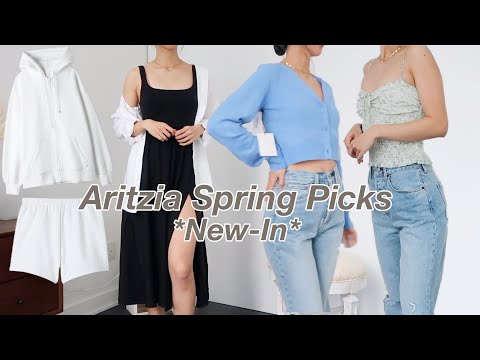 ARITZIA SPRING NEW-IN HAUL | Cute Spring Tops & Loungewear