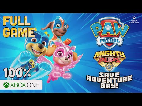 PAW Patrol: Mighty Pups Save Adventure Bay (XB1) - Full Game Walkthrough (100%) - No Commentary
