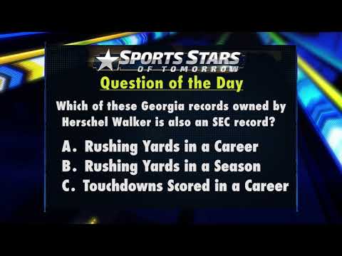 Question of the Day: Herschel Walker Records