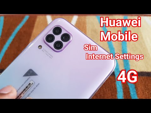 Huawei Mobile Sim internet Settings | 4G internet