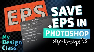 How to Save An EPS File in Photoshop ✅