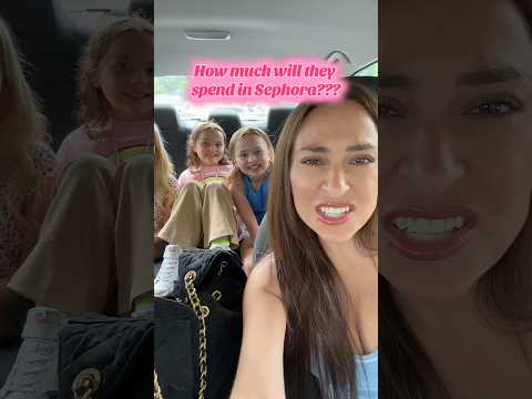 Who Spent the Most at Sephora? You Won't Believe It! 🛍️✨🧴#sephora #shopping #shorts @Nishaandfam