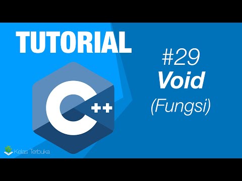 Belajar C Dasar 29 Void | Fungsi Tanpa Kembalian
