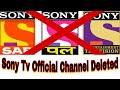 Why Sony Pal Set India Sony Sab Not Showing YouTube Sony Pal Sony Sab Set India Terminate YouTube