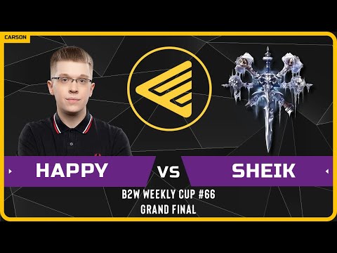 WC3 - B2W Weekly Cup #66 - Grandfinal: [UD] Happy vs Sheik [UD]