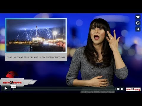 2,200 lightning strikes light up Southern California (ASL - 3.6.19)
