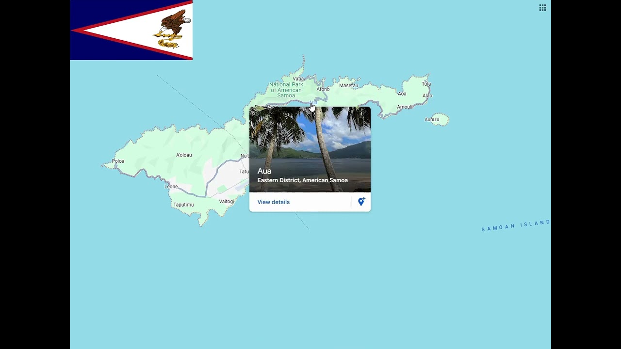 Review Google Maps.005 about American Samoa! Where are you from!