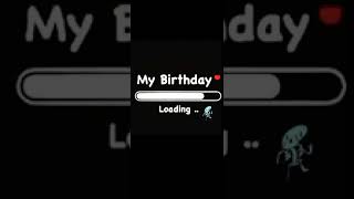 Happy birthday loading