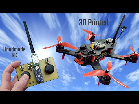 Drone Making with Handmade Remote Control. DIY FPV Drone. #fpvdrone #dronevideo